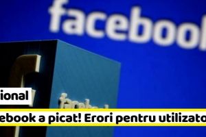 Naţional: Facebook a picat! Erori pentru utilizatori