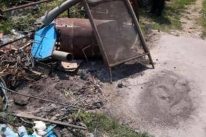 FOTO. Prima imagine cu BUTOIUL groazei, în care Dincă a spus că a ars trupul Alexandrei. O jurnalistă pune sub semnul întrebării declaraţiile lui Dincă: ‘Tot nu iese nene’