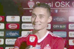VIDEO: Nicolae Carnat a spart gheaţa în Liga 1 | Talentatul jucător din Alba a înscris pentru Sepsi Sf. Gheorghe