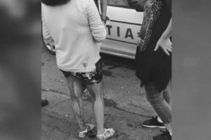 VIDEO cutremurător – Poliţişti impasibili în faţa unei tinere pline de sânge