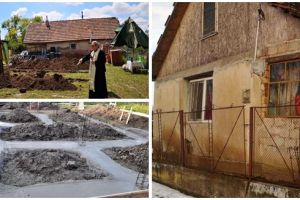 Preoţi şi locuitori din Iosefin construiesc o casă pentru o familie cu şase copii. Îi puteţi ajuta