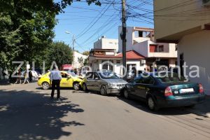 Carambol rutier cu victima, pe strada Lahovari din Constanta (galerie foto)