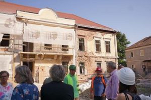 FOTO: Lucrările de reabilitare a Castelului Máriaffi, în grafic