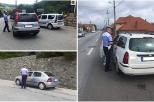 FOTO. Peste 200 de „piraţi rutieri”, depistaţi de poliţişti în trafic, în judeţul Alba. 21 de permise de conducere au fost reţinute şi 223 de certificate de înmatriculare, retrase