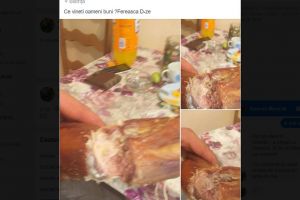 Carne cu viermi cumpărată de o familie din Ghinda de la un magazin din Bistriţa (FOTO)