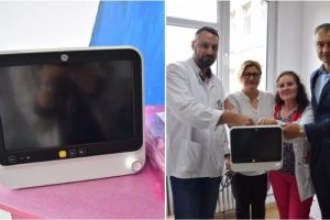 Mână de ajutor pentru copiii internaţi în Spitalul Judeţean de Urgenţă Alba Iulia. Aparat modern de monitorizare, în valoare de 6.000 de euro