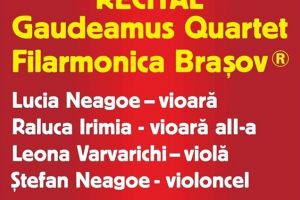 Cvartetul Gaudeamus al Filarmonicii Braşov, recital în Piaţa Sfântul Ioan