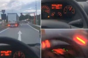 VIDEO CUTREMURĂTOR: Un tânăr de 22 de ani, din Deva, părăsit de iubită, s-a filmat live când a încercat să se sinucidă pe o şosea din Germania. A intrat intenţionat cu maşina sub un autotren