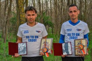 Sprijin, speranta, sansa la viata!“:  Militarii Laurentiu Cobzaru si Costel Mazalu, in prima linie la maratonul Galati - Cuca