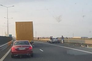 ACCIDENT pe autostrada Arad – Timişoara
