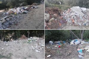 FOTO| Știrea ta: Moloz şi resturi menajere aruncate pe malul râului Mureş în zona oraşului Ocna Mureş. Obiceiurile proaste ale localnicilor, greu de oprit