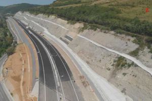 VIDEO dronă| Pe Autostrada A1, Lugoj-Deva, odiseea liliecilor pe ultima sută de metri