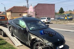 FOTO. Cum s-a produs accidentul din Carei. O tânără a fost rănită
