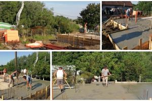 Începe zidirea casei de la Corneşti, ridicată cu sprijinul celor care merg la biserica din Iosefin