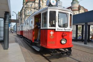 Traseul şi programul de circulaţie al tramvaiului de epocă în 10 august