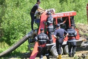 Avarie la barajul Canciu de pe râul Cugir. Exerciţiu ISU Alba pentru gestionarea unei situaţii de urgenţă
