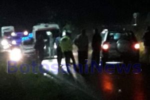 FOTO Tragedie pe un drum judeţean din Botoşani! Un bărbat a murit în urma unui accident rutier