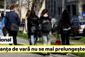 Naţional: Vacanţa de vară nu se mai prelungeşte. Școala începe pe 9 septembrie