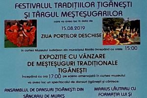 Festivalul Tradiţiilor Țigăneşti şi Târgul Meşteşugarilor, la Muzeul Bistriţa