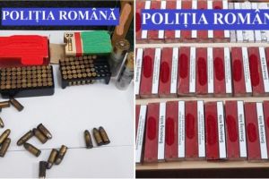 FOTO: PERCHEZIȚII în Blaj şi Jidvei: peste 9.000 de ţigarete şi muniţie pentru arme, confiscate de poliţiştii din Alba.