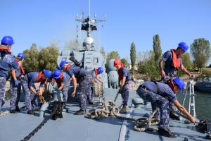 Marinarii militari se pregatesc pentru Ziua Marinei Romane (galerie foto)