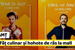NEAMȚ: Shopping City Piatra-Neamţ îşi premiază clienţii cu vouchere-cadou pentru bunătăţi culinare şi îi răsplăteşte şi cu o porţie de râs