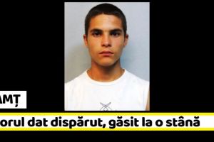 NEAMȚ: Minorul dat dispărut, găsit la o stână