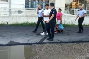 FOTO – Martor la capturarea unui şofer fugar!