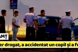 NEAMȚ: Drogat la volan, a accidentat un copil şi a fugit!
