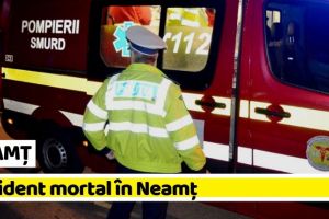 NEAMȚ: Accident mortal! Pieton spulberat de un tânăr şofer