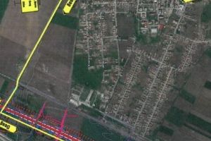 Traficul rutier, deviat în zona Iernut
