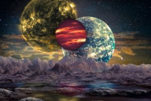 O planetă telurică nou descoperită are pe cer trei sori