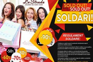 Începând cu 15 august, La Strada reduce cu 70% preţul la sandale, pantofi, ghete, cizme şi ...