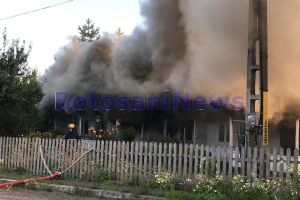 VIDEO Incendiu la Mănăstirea Agafton! Flăcările puteau fi văzute de la sute de metri
