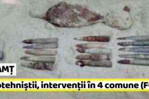 NEAMȚ: Pirotehniştii, intervenţii în patru comune din Neamţ (FOTO)
