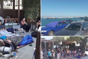 SUTE de români, BLOCAȚI în Grecia! Au izbucnit INCENDII, situaţia e tot mai gravă