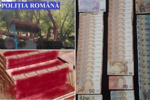 FOTO. PERCHEZIȚII la 3 persoane bănuite de ÎNȘELĂCIUNE. Țigări de contrabandă, o armă deţinută ilegal şi însemnate sume de bani găşite de poliţiştii din Alba