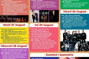 Ce artişti vin la Târgul Mare al Bistriţei. Program 24 august – 1 septembrie