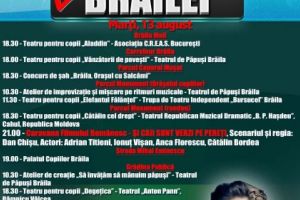 Zilele Brailei / 13 august, excentrica Corina face show pe Faleza Dunarii