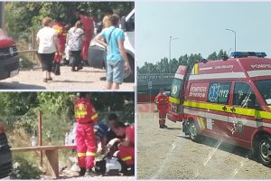 FOTO. Căldura face victime la Satu Mare! Femeie preluată de SMURD din staţia de autobuz