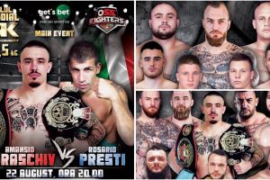 La gala OSS Fighters 4, de la Mamaia, Amansio Paraschiv isi apara titlul mondial in fata italianului Rosario Presti