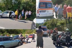 A adormit la volan şi s-a ales cu răni grave!