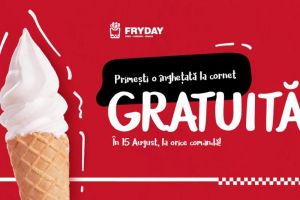 INGHETATA GRATIS PE 15 AUGUST LA  FRYDAY !