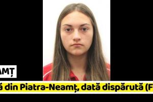 NEAMȚ: Minoră din Piatra-Neamţ, dată dispărută. Dacă aveţi informaţii, sunaţi la „112” (FOTO)