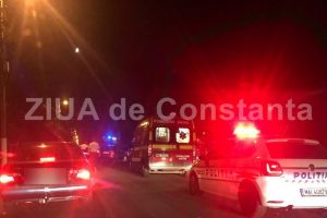 Accident urmat de incendiu, in Baraganu. In urma impactului, doi morti