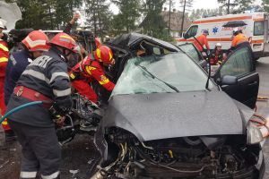 FOTO+VIDEO Accident cu 5 victime, pe DN1