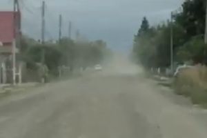 VIDEO. Lucrările la ,,Autostrada Codrului” au fost oprite. Nivelul prafului, la cote alarmante