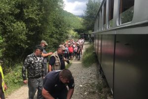 A deraiat din nou Mocanita