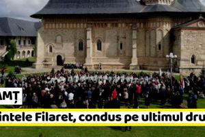 NEAMȚ: Părintele Filaret Teodorescu, înmormântat la Mănăstirea Neamţ