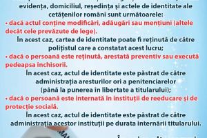 DGEP Constanta: Important de stiut despre retinerea buletinului si despre actele de stare civila emise de autoritatile straine